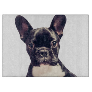 Tabla De Cortar Cuadrillo de cachorro de Bulldog francés