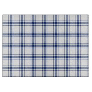 Tabla De Cortar Cuadro náutico azul y blanco