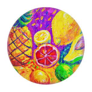 Tabla De Cortar Cuadros De Frutas. ¡Hazte con una en Zazzle