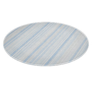 Tabla De Cortar Cuadros de rayas blancas azul claro