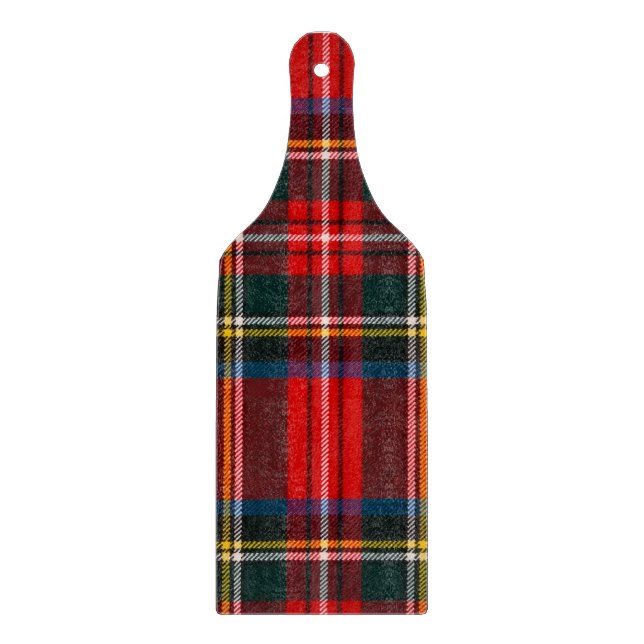 Tabla De Cortar Cuadros rojos Royal Stewart (Anverso)