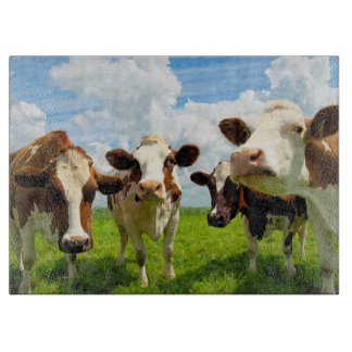 Tabla De Cortar Cuatro vacas de charla