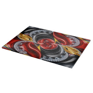 Tabla De Cortar Cubierta con diseño de colores alemanes