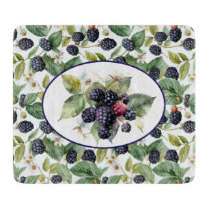 Tabla De Cortar Cubierta de Blackberries