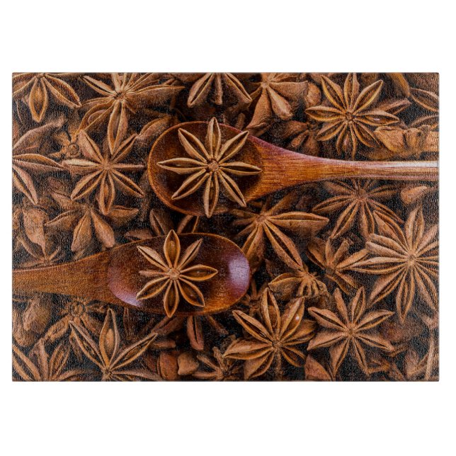 Tabla De Cortar Cucharas de madera y anís (Anverso)