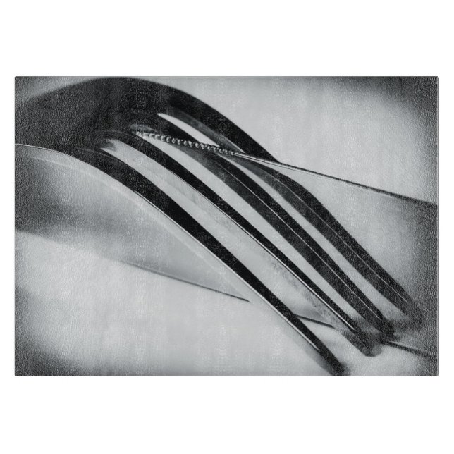 Tabla De Cortar Cuchillo y bifurcación (Anverso)