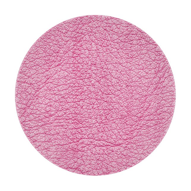 Tabla De Cortar Cuero rosa de cierre, fondo texturado. (Anverso)