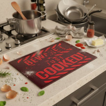 Cuidado con que acabo de cocinar