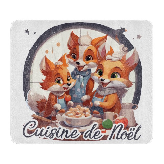 Tabla De Cortar Cuisine de Noël (Anverso)