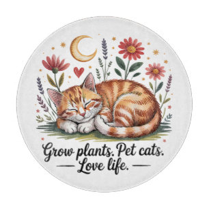 Tabla De Cortar Cultiva Plantas que las Mascotas Gatos Aman Vida L