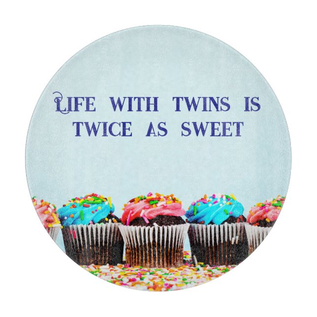 Tabla De Cortar Cupcakes Twins Cupcakes (Anverso)