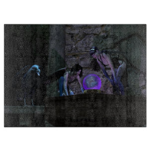 Tabla De Cortar Curious Crow Faeries