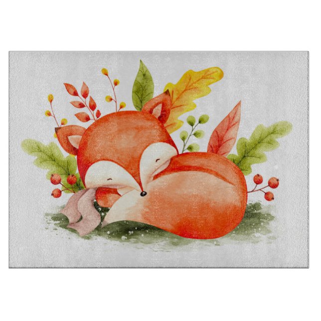 Tabla De Cortar Curte Autumn Fox (Anverso)