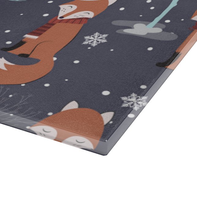 Tabla De Cortar Curte Winter Fox (Borde)