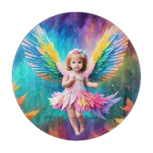 Tabla De Cortar Cute Baby Angel Colorful Design-38424