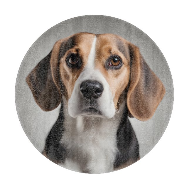 Tabla De Cortar Cute Beagle (Anverso)