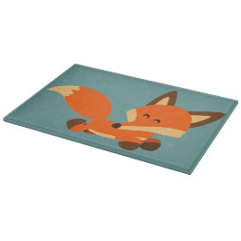 Tabla De Cortar Cute Fleet Personalizado Fox Cutting Board