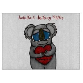 Tabla De Cortar Cute Koala Bear