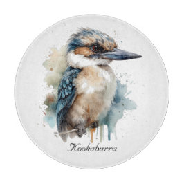 Tabla De Cortar Cute Kookaburra en una sucursal, personalizado