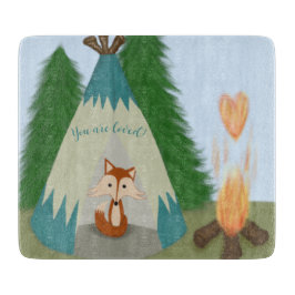 Tabla De Cortar Cute Lone Fox