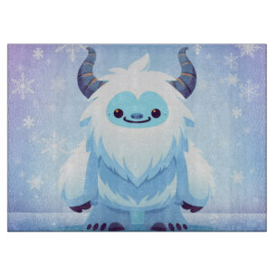 Tabla De Cortar Cute Navidad/invierno yeti