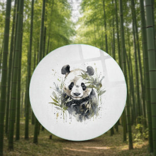 Tabla De Cortar Cute panda entre bambú olor a agua