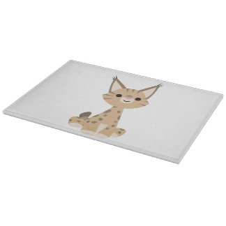 Tabla De Cortar Cute Personalizado Lynx Cutting Board