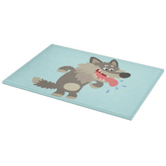 Tabla De Cortar Cute Personalizado Wolf Cutting Board