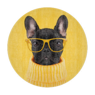 Tabla De Cortar Cutest Baby Animals   French Bulldog Sunglasses