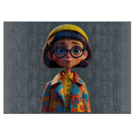 Tabla De Cortar Cutie Pie Glass Cutting Board