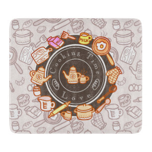 Tabla De Cortar Cuto de cocina marrón