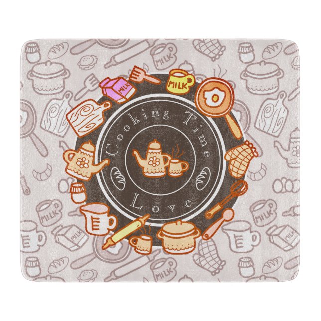 Tabla De Cortar Cuto de cocina marrón (Anverso)