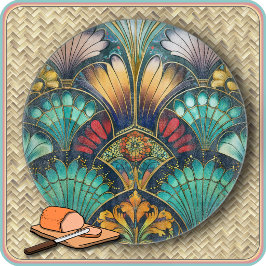 Tabla De Cortar CUTTING BOARD - Art Deco #1