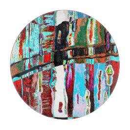 Tabla De Cortar Cutting Board Collapse Reflection Abstract Design