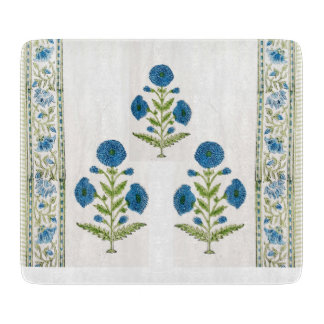 Tabla De Cortar Cutting Board Hand BlockFlores impresas