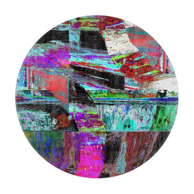 Tabla De Cortar Cutting Board – Neon Pulse (Anverso)