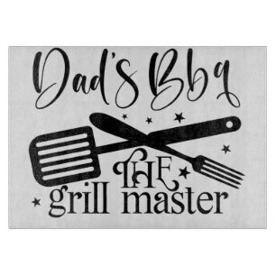 Tabla De Cortar Dads BBQ el maestro de la parrilla