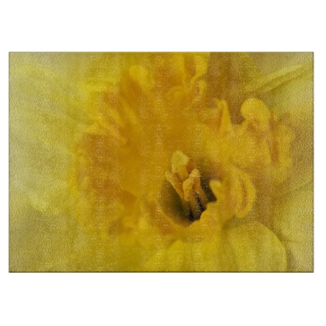 Tabla De Cortar daffodil amarillo (Anverso)