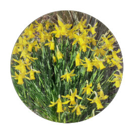 Tabla De Cortar Daffodis amarillo primavera
