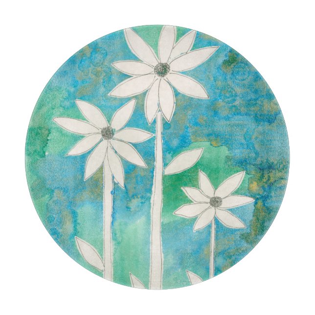 Tabla De Cortar Dainty Daisies II (Anverso)