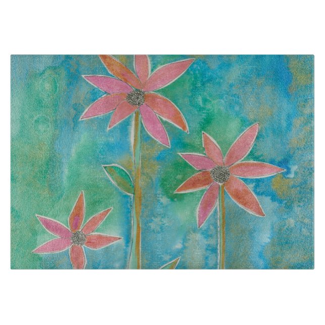 Tabla De Cortar Dainty Daisies III (Anverso)