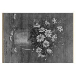 TABLA DE CORTAR "DAISES IN BLUE PITCHER"
