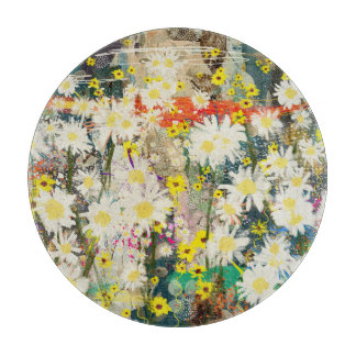 Tabla De Cortar Daisies de época - Arte floral inspirado en la nat