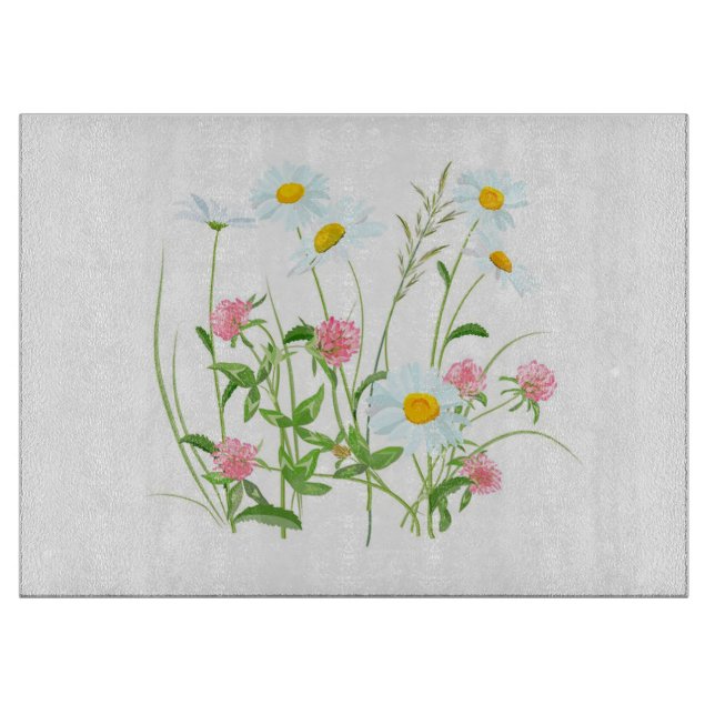 Tabla De Cortar Daisies y Honeysuckles (Anverso)