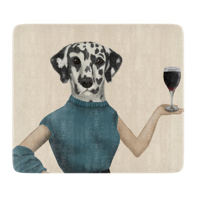 Tabla De Cortar Dalmatian Wine Snob (Anverso)
