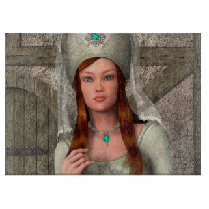 Tabla De Cortar Dama Medieval