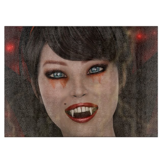 Tabla De Cortar Dama vampiro (Anverso)