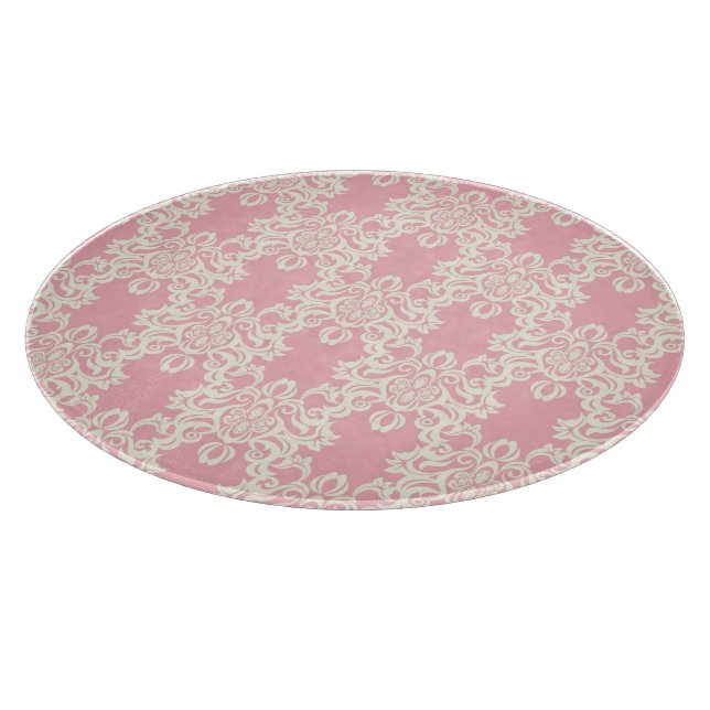 Tabla De Cortar Damasco retro floral (Borde)
