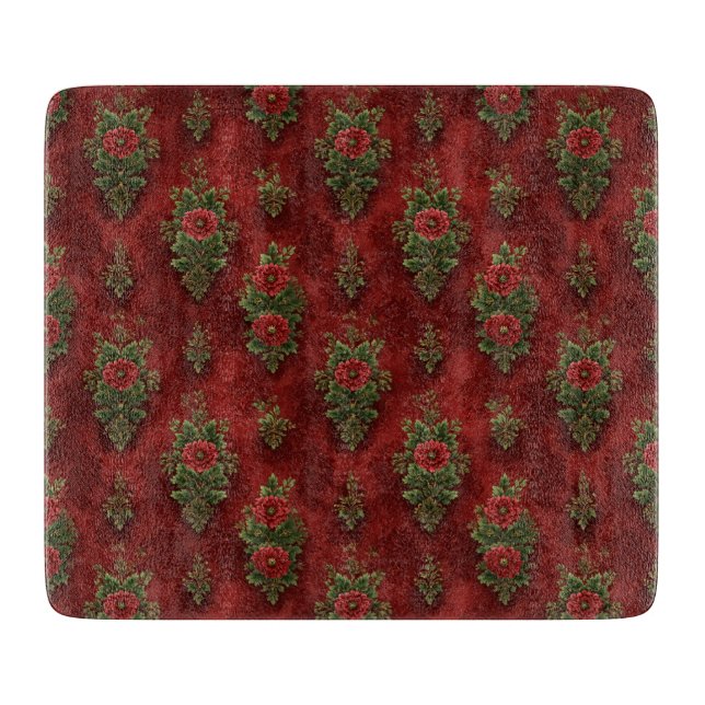 Tabla De Cortar Damask festivo (Anverso)