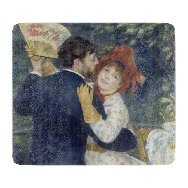 Tabla De Cortar Danza del campo - Pintura impresionista de renoir (Anverso)